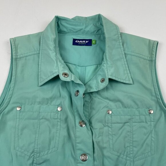 Daily Sports Golf Dress Women’s M Casual Active Sleeveless Nylon Stretch Mint - Picture 11 of 11